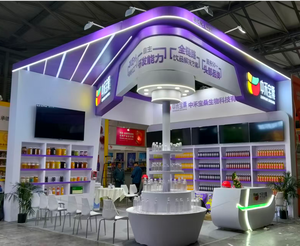 <span class=keywords><strong>Plan</strong></span> de construction rapide pour un stand d'exposition portable en bois haut de gamme de 20 x 20 pieds, y compris un détaillage précis de la construction - Product Image 1