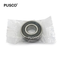Roulement à billes à gorge profonde PUSCO EMQ Quality 6202 2RS 15x35x11mm, ABEC-3 P6 GCr15 Acier chromé Z3V3, roulement de pompe à alésage de 15mm