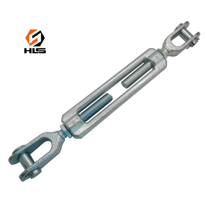 Open Body Carbon Steel Forged Marine Rigging Wire US Type Hot Dip Galvanized Drop Forged Jaw & Jaw Turnbuckle