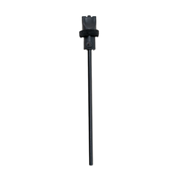 Support de cymbale droit professionnel noir UNLOCKDRUM, lot de 2, tube de 10 mm avec kit de fixation de cymbale