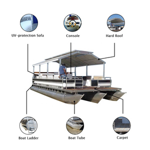 Ecocampor Bateau Ponton de Luxe en Aluminium pour Patio, <span class=keywords><strong>Restaurant</strong></span>, Fêtes et Événements - Product Image 2