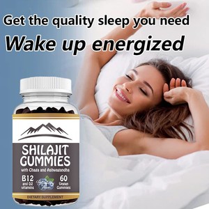 Especialmente diseñado para la exportación transfronteriza de gomitas Shilajit que contienen Vitamina B12 y <span class=keywords><strong>D2</strong></span>, gomitas vegetarianas en stock de fábrica - Product Image 5
