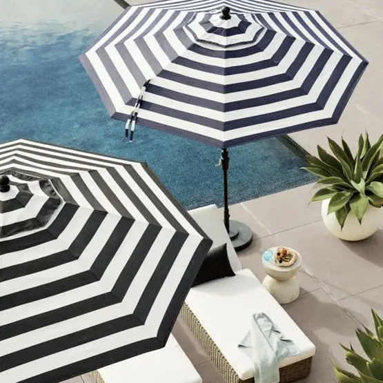 Guarda-chuva luxuoso impermeável, de alta qualidade, para pátio, ar livre, jardim, venda