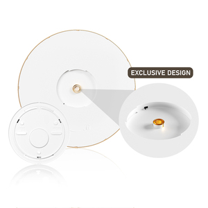Modern 3CCT Dial Switch Dimming Wood LED <b>Ceiling</b> <b>Light</b> Elegant Chrome Chandeliers for Bedroom Living Room Wall for Home Office - Product Image 3