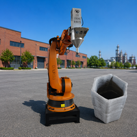 Imprimante 3D robotisée de grande envergure pour maisons en béton, machine d'impression de bâtiments pour la construction de villas résidentielles et de jardins
