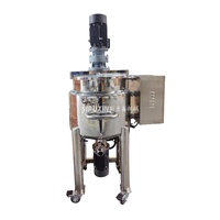 Détergent liquide mobile de haute qualité faisant la machine chauffage électrique savon en acier inoxydable homogénéisateur haute résistance Machine