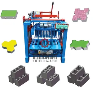 QMJ4-35A Hollow Block Forming Machine Cimento Barato Totalmente Automático Oco Tijolo Que Faz A Máquina