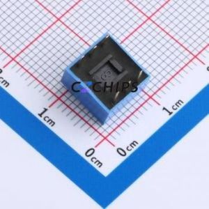 DR-03LT DIP Switch Through hole Component (THT),P=2.54mm Switch Flat Toggle, Raised Type Single Pole Single Throw 3 2.54mm - Product Image 2