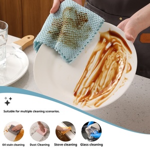 Panni per Piatti Jacquard Personalizzati, Asciugamani in <span class=keywords><strong>Microfibra</strong></span> Antibatterici Spessi per Cucina, Panni per Pulizia in <span class=keywords><strong>Microfibra</strong></span> ad Asciugatura Rapida e Assorbenti - Product Image 3