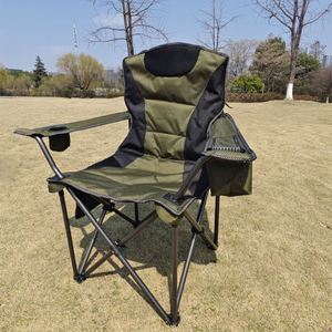 Chaise pliante d'extérieur portable avec sac de transport pour le camping, la pêche, la plage, les barbecues, les pique-niques et les fêtes - Product Image 3