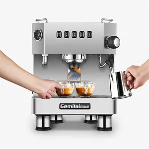 Cafeteira cappuccino comercial, máquina de café expresso