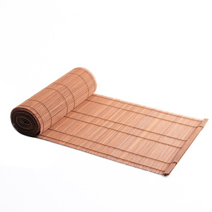 Alfombrillas de té tejidas a mano de bambú, caminos de mesa de inspiración Zen, cortinas de bambú de estilo antiguo, soportes para teteras, posavasos, resistentes al calor - Product Image 5