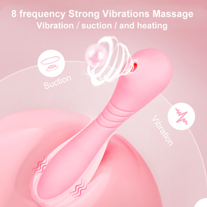 Masajeador de Clítoris y Senos de Doble Acción LOTUSIF: Explora 8 Niveles de Vibración y Succión para el Placer Femenino Definitivo - Product Image 6