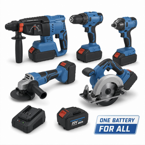 Angle Grinder Rechargeable <strong>Multi</strong>-functional Speed Masonry Cordless 5-piece Duty Motor Power Runner Hardware <strong>Brushless</strong> - Product Image 1