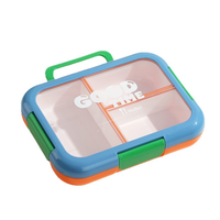 Boîte à lunch de qualité alimentaire, ensemble de boîtes repas pour préparation de repas, boîte bento compatible micro-ondes avec compartiments, récipient de contrôle des portions pour régime alimentaire et bureau