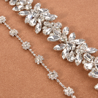 Vente en gros plus de styles de chaîne en métal avec perles de cristal en pierre et strass