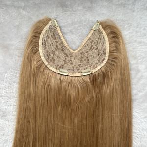 100% Extensions <span class=keywords><strong>de</strong></span> cheveux humains vierges alignés sur les cuticules Clip sur soie droit Double dessiné Clip dans l'extension Clip dans les cheveux One Piece - Product Image 5