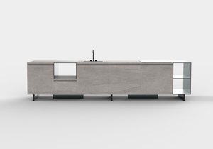 Système de dressing en marbre de conception Song, luxueux, moderne et écologique, personnalisable, pour chambre à coucher, mobilier pour hôtel et villa - Product Image 5