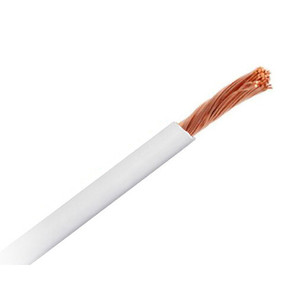 Rollo de hilo flexible blanco de 2,5 mm, 100 m de longitud, ideal para instalaciones eléctricas y conexiones seguras. - Product Image 1