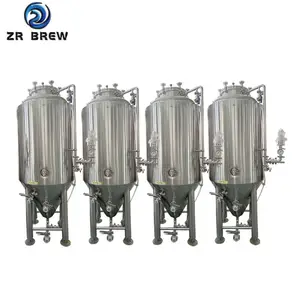 Stainless steel 304 Conical Fermentation Tank with cooking coil for craft beer brewing