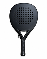 Raqueta Profesional de Tenis Playa, Fibra de Carbono, Núcleo de Espuma EVA, Ligera, Alto Control, para Entrenamiento y Partidos de Club al Aire Libre