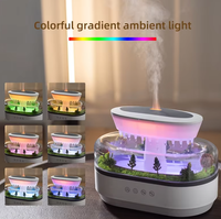 Diffuseur d'huiles essentielles à flamme de luxe, humidificateur ultrasonique à brume froide portable 200ml+ pour la maison, l'hôtel, le SPA, vente en gros OEM
