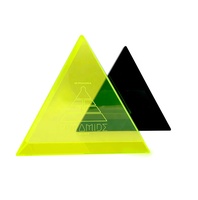 JERY personnalisé acrylique Triangle drapeau vitrine mural autoportant drapeau ombre boîte américain vétérans mémorial verre