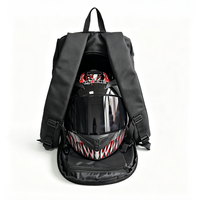 Sac à dos de moto imperméable de grande capacité en tissu Oxford 600D, adapté à la casque intégral, sac à dos de voyage pour moto