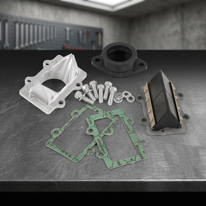 Haute qualité 8.1-K4 Comp. Alimentation Nouveau collecteur court pour 70cc 8.1 Piaggio Matériau en alliage de carter pour carburateur Ø 30mm - Product Image 2
