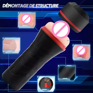 Masturbador masculino manos libres, Vagina realista, Fleshlight, cómodo tacto, seguro, fácil de limpiar, Color, juguete sexual, productos para adultos - Product Image 5