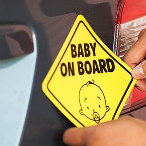 สติกเกอร์พีวีซีติดรถยนต์สำหรับเด็กสติกเกอร์ติดบนรถป้ายติดบนรถดีไซน์ตามต้องการ - Product Image 3