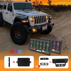 Nouveau panneau de commande LED 12 voies 12V/24V, étanche IP65, boîtier en aluminium moulé sous pression 80A pour bateaux, camions, SUV, VTT et véhicules routiers - Product Image 4