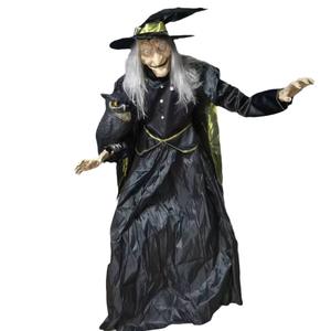 Halloween effrayant maison hantée effrayante décoration <span class=keywords><strong>Secret</strong></span> Room Escape Props sorcière lumineuse électrique avec décoration de hibou - Product Image 1