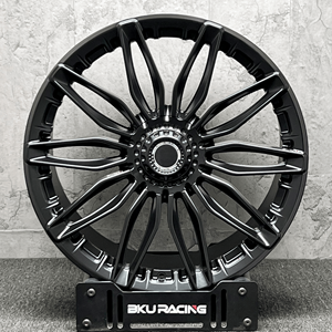 Rines de Aleación Cóncavos Bku 5x130 Forjados con Tapa Central de Bloqueo para <span class=keywords><strong>Porsche</strong></span> 911 Carrera Turbo <span class=keywords><strong>S</strong></span> GT3 RS <span class=keywords><strong>718</strong></span> <span class=keywords><strong>Cayman</strong></span> de 19, 20 y 21 Pulgadas - Product Image 3