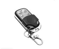 Control Remoto Universal Metálico de 4 Botones para Copiar, Clonar y Abrir Puertas de Garaje y Persianas Enrollables