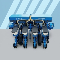 Semoir pneumatique professionnel JEEGEE 4/5 rangs sans labour 2BMQE-4E avec garantie de 2 ans pour usage agricole riz et ail