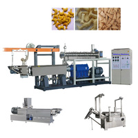 Automatische productielijn voor het maken van gefrituurde knapperige maïs tortilla chips, Kurkure frituur-, ontvettings- en kruidenmachine voor snacks