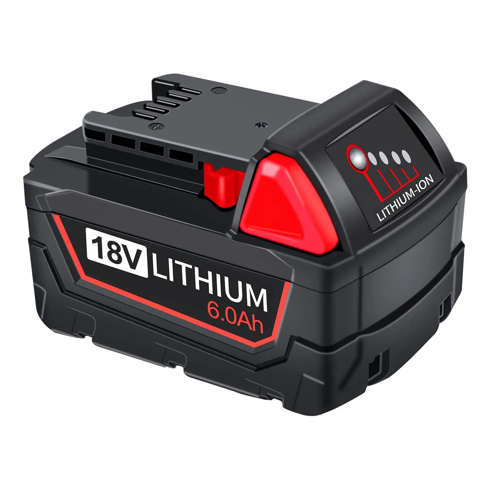 Milwaukee M28 pil V28 güç araçları için yedek pil 48-11-2830 Li-Ion pil LED güç göstergesi ile