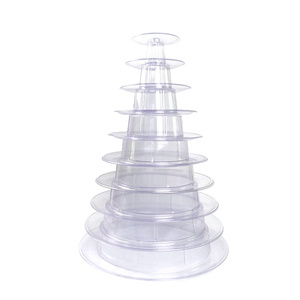 Espositore a 10 Piani in PVC PET per Macaron, Supporto per Presentazione di Dolci per Feste - Product Image 5