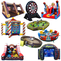 Jeu de carnaval gonflable de prix de gros d'usine l'amusement gonflable le plus vendu de carnaval 4 en 1 pour les locations commerciales