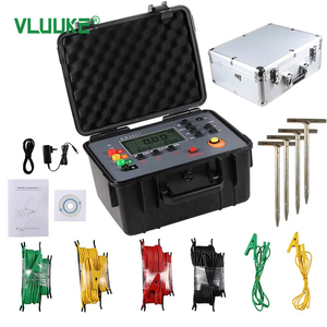 VLUUKE ES3001 Sinus-Ausgangs <span class=keywords><strong>tester</strong></span> Nur digitaler Boden widerstand Boden widerstands <span class=keywords><strong>tester</strong></span> 5-Zoll-Touchscreen 0,2 Genauigkeit - Product Image 2
