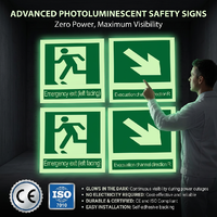 YEEMAX - Rollo de Vinilo Luminoso Autoadhesivo de PVC Fotoluminiscente Amarillo-Verde, Señales de Advertencia de Seguridad, Marcado de Salidas de Emergencia