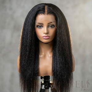 Peluca Frontal Transparente HD Sin Pegamento con Nudos Invisibles <span class=keywords><strong>para</strong></span> Cabello Virgen, Línea de Cabello Pre-cortada y Alineada, Cutícula Alineada, Cabello Virgen - Product Image 1