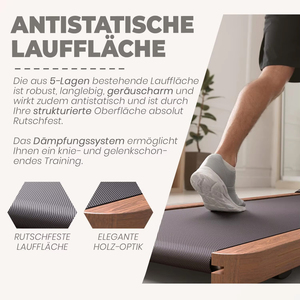 Tapis <span class=keywords><strong>de</strong></span> marche portable en bois, tapis <span class=keywords><strong>de</strong></span> marche sous le bureau, tapis <span class=keywords><strong>de</strong></span> marche électrique avec écran LED, 6 km/h, avec télécommande pour la maison et le bureau - Product Image 5