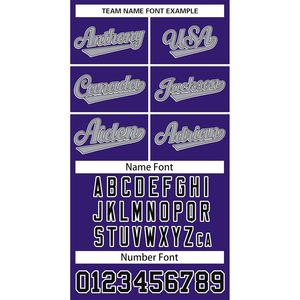 Camiseta de Béisbol Personalizada con Nombre y Número, Unisex para Adultos, Cuello Redondo, Transpirable, Impresión por Transferencia de Calor, 280g - Product Image 5