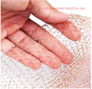 Accessoires en maille de cuivre tricotée, fil de laine d'acier, <span class=keywords><strong>anti</strong></span>-<span class=keywords><strong>chauve</strong></span>-<span class=keywords><strong>souris</strong></span>, écologique, clôture solide, lutte antiparasitaire - Product Image 3