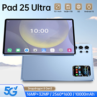 Venta al por Mayor de Tablets 2026 Pad 25 Ultra con Cuerpo Metálico para Niños, Snapdragon 8 Gen 3, Android, Pantalla FHD de 10.1 Pulgadas, Tablet Inteligente para Educación