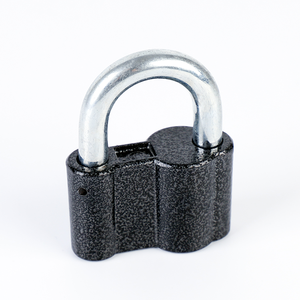 Cerraduras de almohadilla de aluminio negro de alta calidad de seguridad segura de fábrica con concepto Candados para candado ruso - Product Image 3