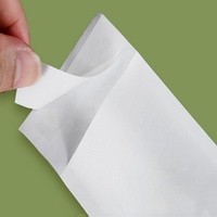 Sacs en papier glassine biodégradables personnalisés avec logo imprimé pour l'emballage de vêtements, pochettes écologiques recyclables en gros