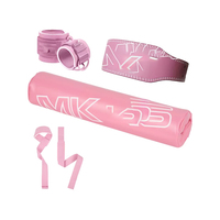 Pour la musculation, barre de squat rose personnalisée, coussin en nylon protecteur pour les épaules et le cou # 37-0008